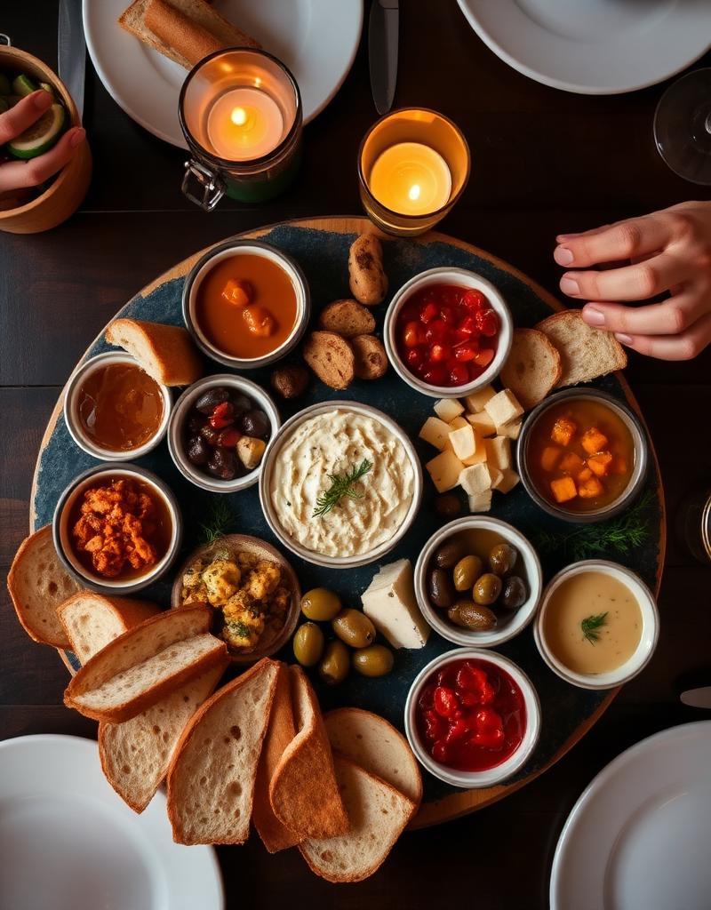 Greek meze platter
