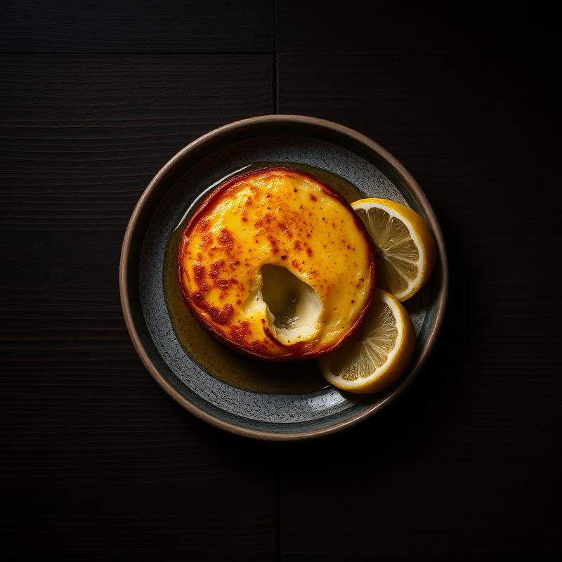 Saganaki fried cheese